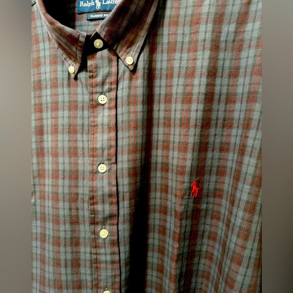 Ralph Lauren Men’s Classic Fit Button-Down Shirt Size 2XB Big - Picture 4 of 6